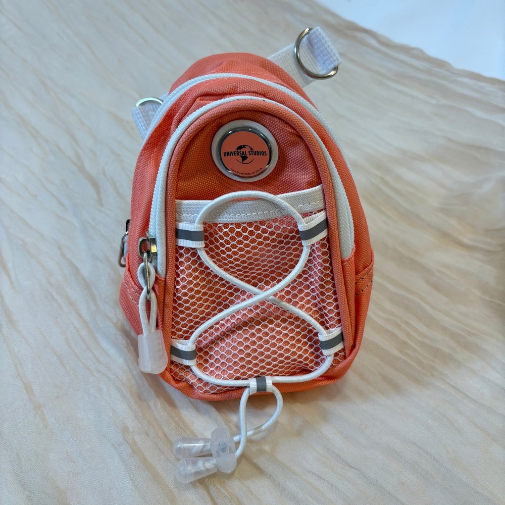 Universal Studios Mini Day Pack Coral New With Tags 918012‎ Bag Small
